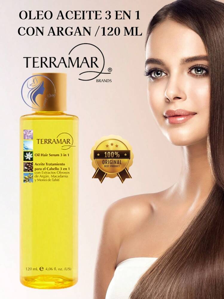 Terramar Oil Hair Serum 3 in 1 de la marca Terramar. 40ml.